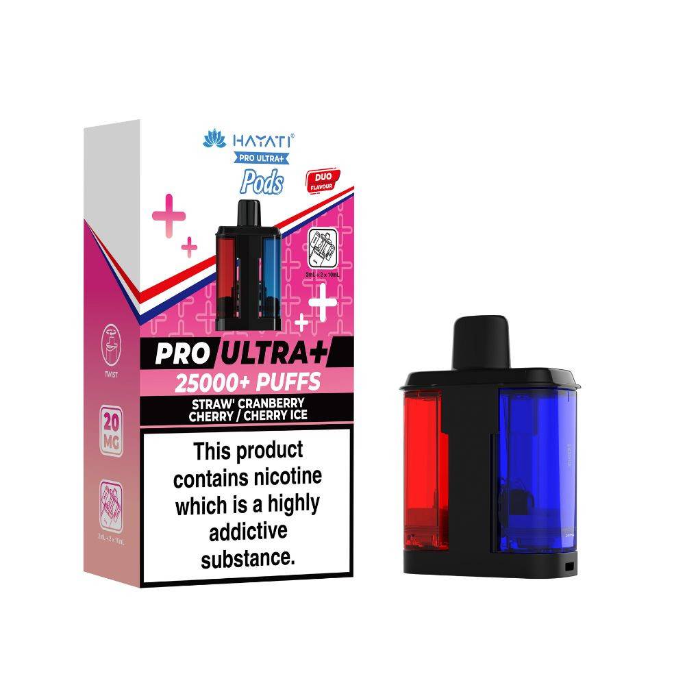 Hayati Pro Ultra Plus 25K Pods Strawberry Cranberry Cherry / Cherry Ice