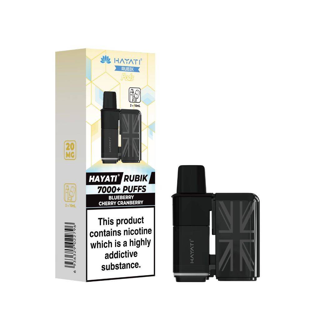 Hayati Rubik 7000 Pods Blueberry Cherry Cranberry