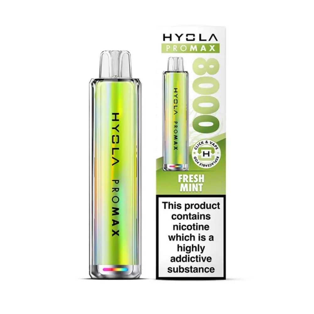 Hyola Pro Max 8000 Prefilled Vape Kit Fresh Mint