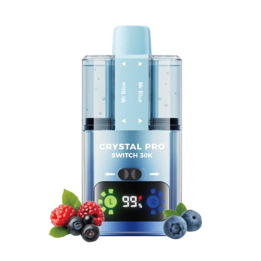 Crystal Pro Switch 30k Prefilled Vape Kit Mr Blue