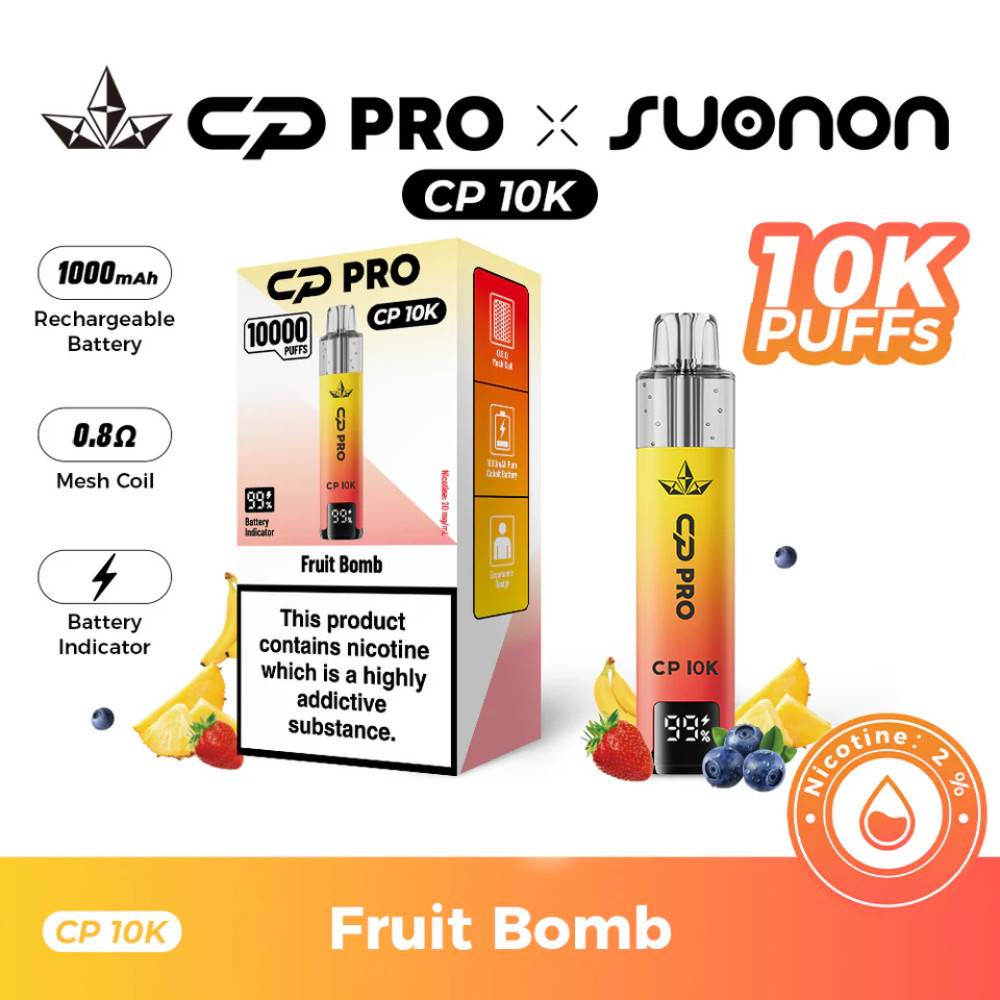 Crystal Pro CP 10k Prefilled Pod Vape Kit Fruit Bomb