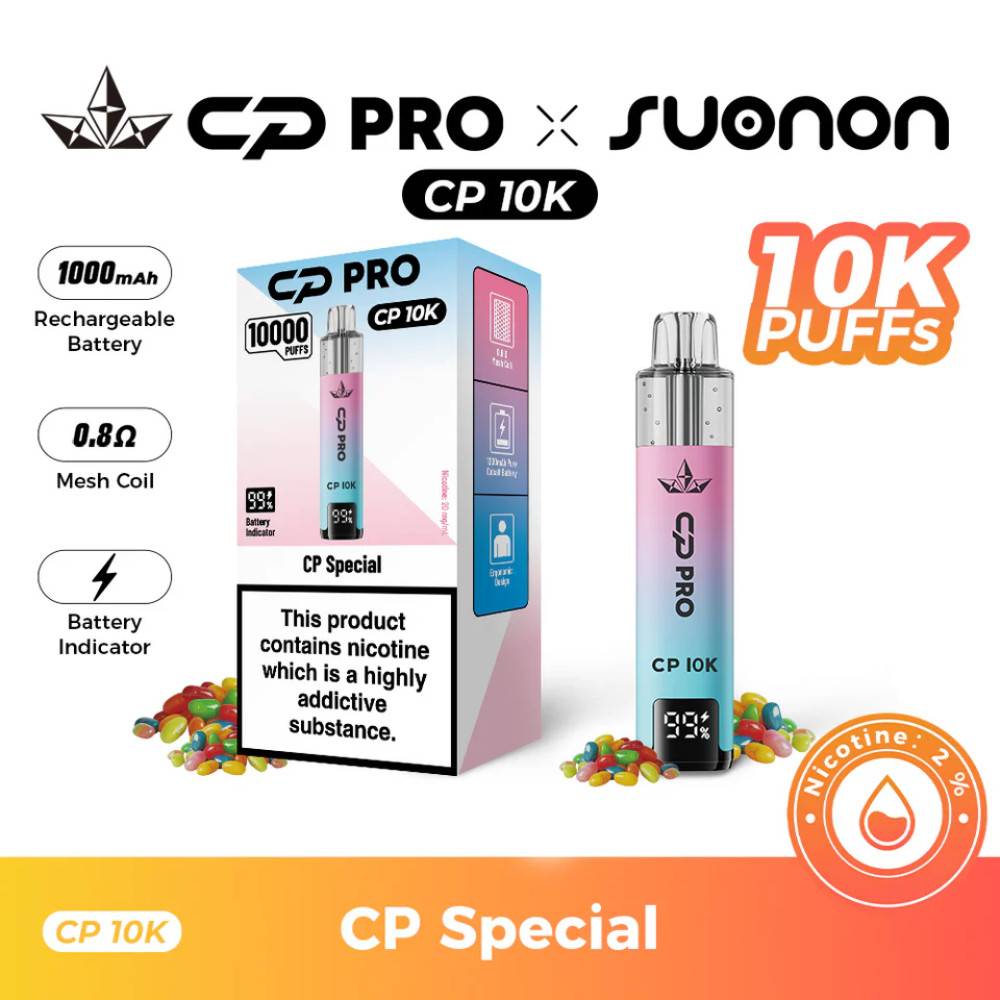 Crystal Pro CP 10k Prefilled Pod Vape Kit CP Special
