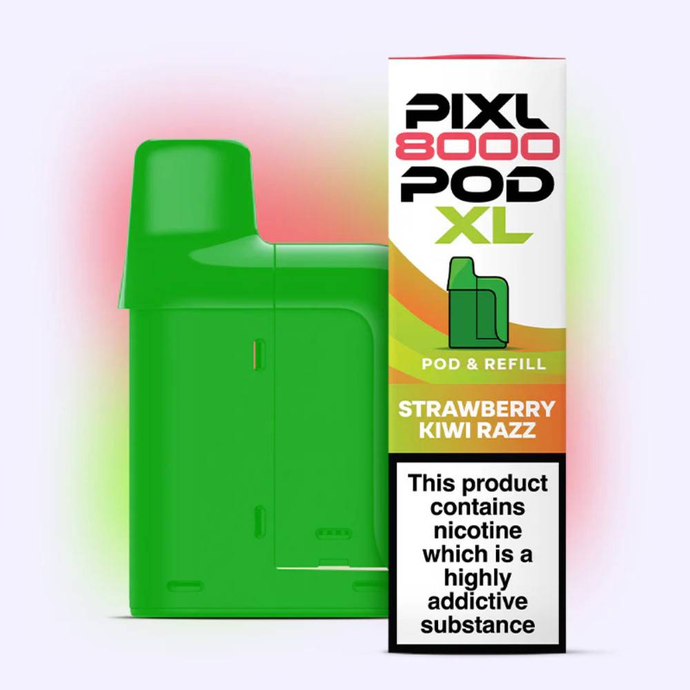 PIXL 8000 Pods Strawberry Kiwi Razz