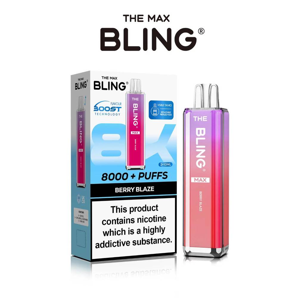 The Crystal Bling Pro Max 10k Prefilled Vape Kit