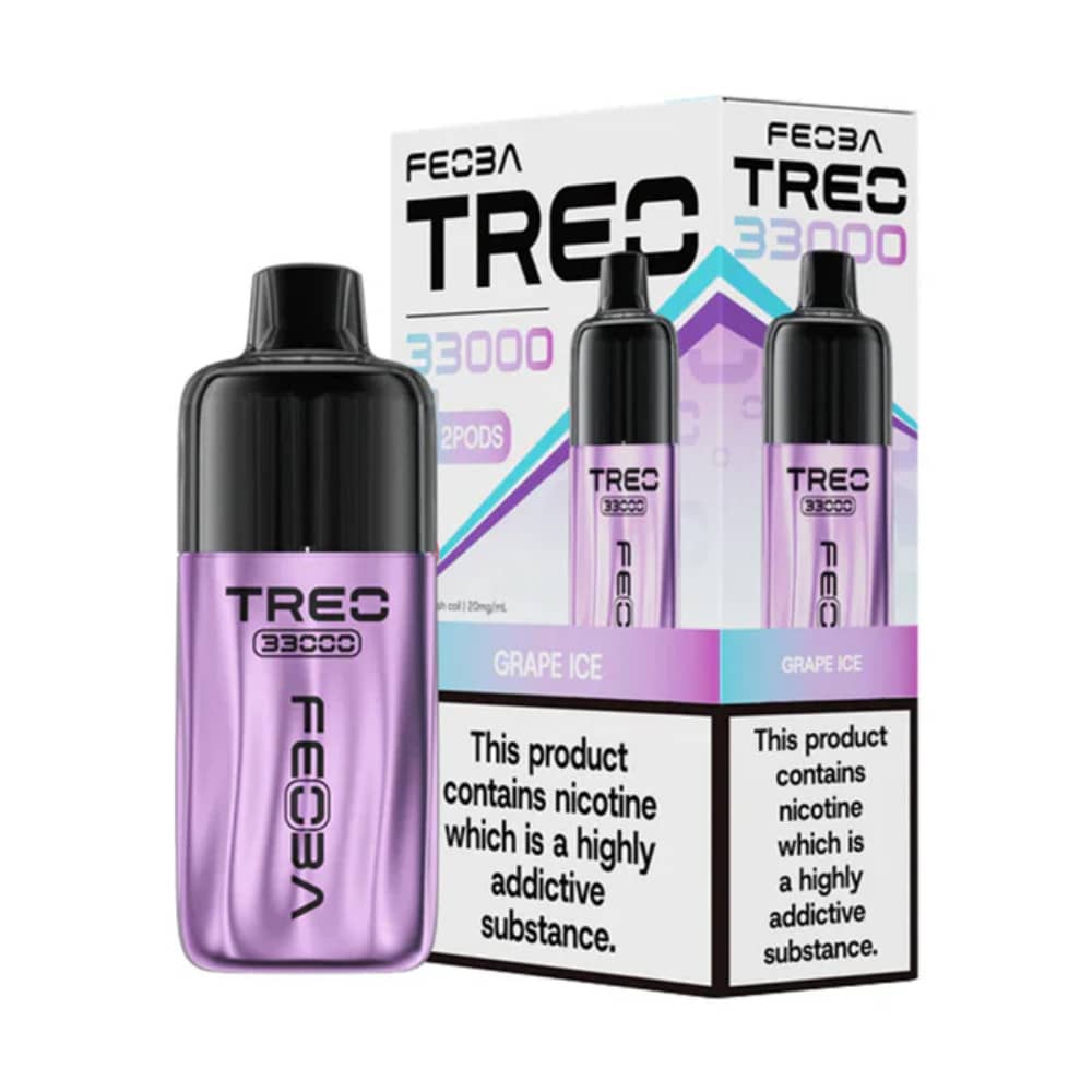 Feoba Treo 33k Prefilled Vape Kit Grape Ice