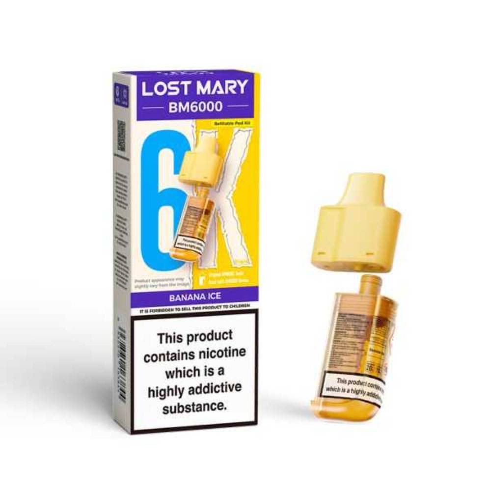 Lost Mary Bm6000 Pods Banana Ice
