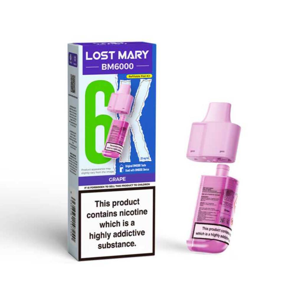 Lost Mary Bm6000 Pods Grape