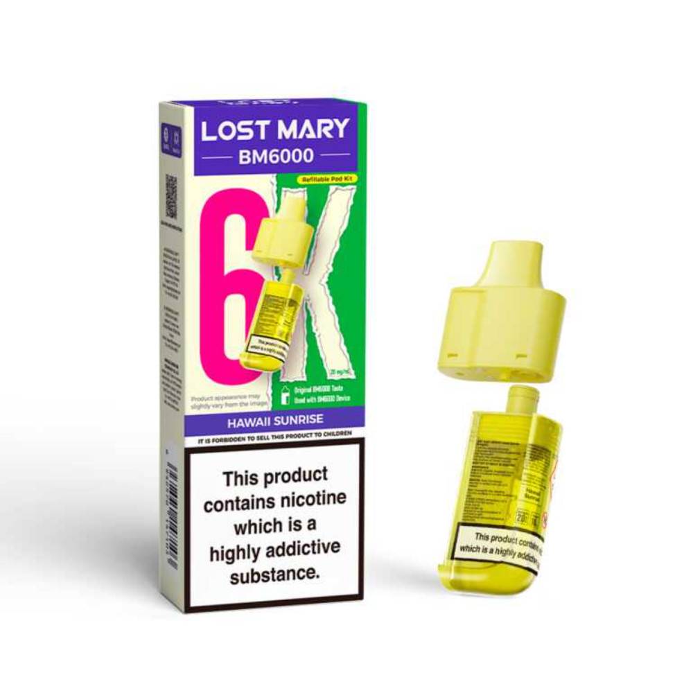 Lost Mary Bm6000 Pods Hawaii Sunrise