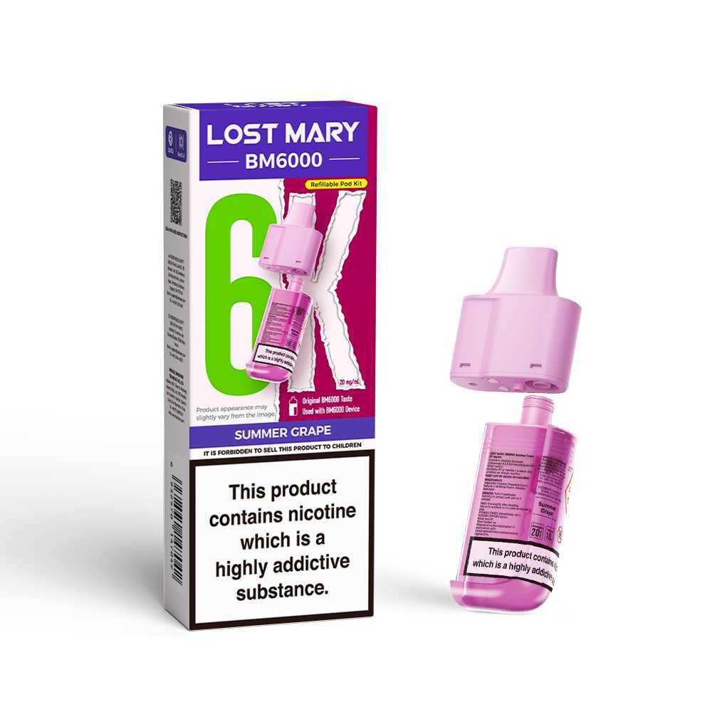 Lost Mary Bm6000 Pods Summer Grape