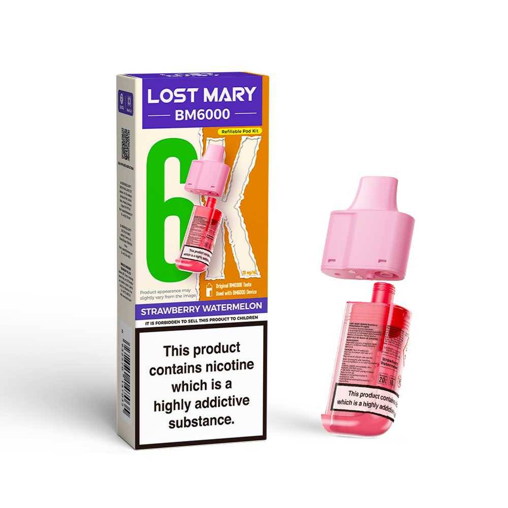 Lost Mary Bm6000 Pods Strawberry Watermelon