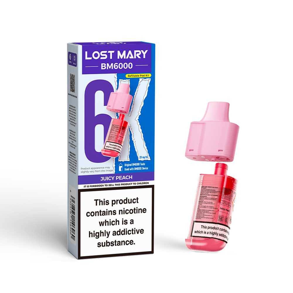 Lost Mary Bm6000 Pods Juicy Peach