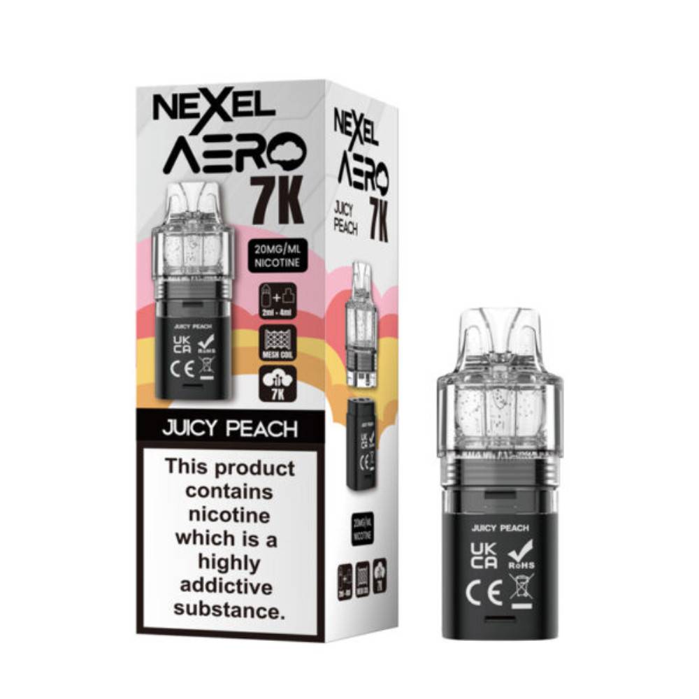 Nexel Aero 7k Pods Juicy Peach