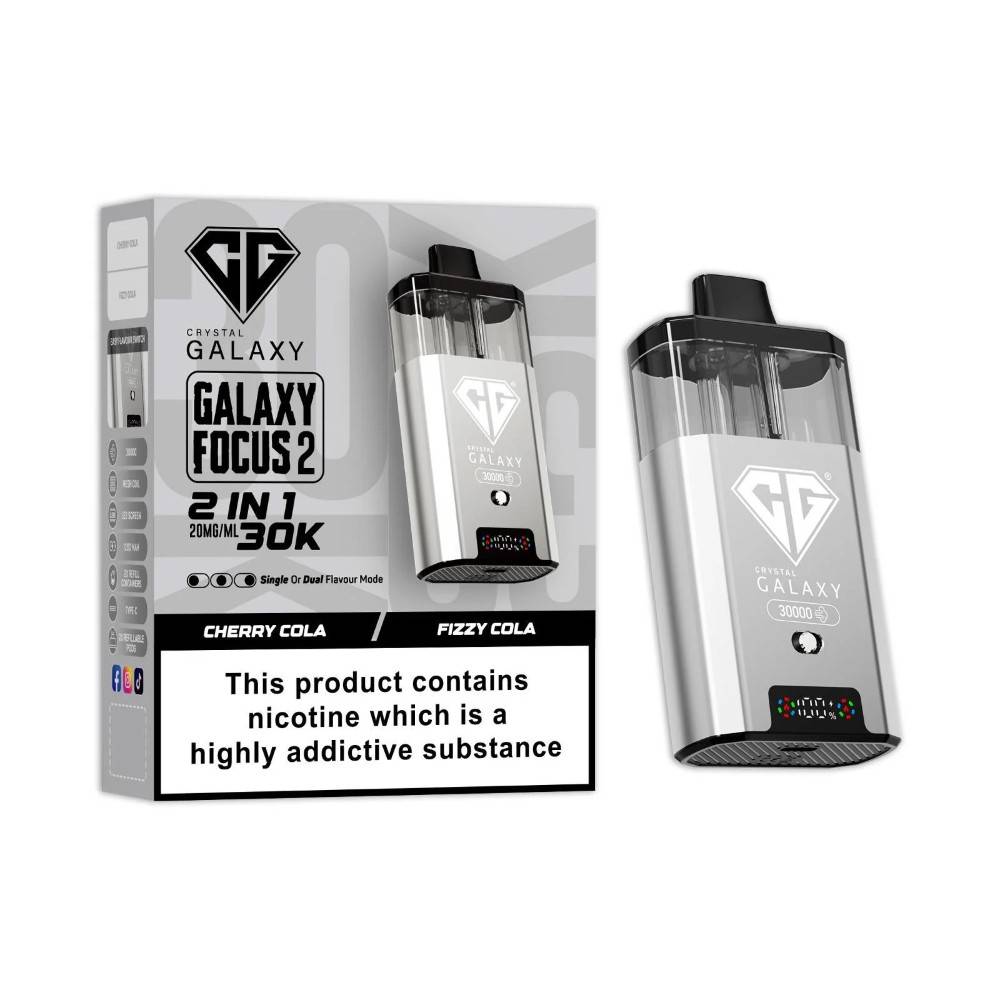 Crystal Galaxy 30k Focus 2 Prefilled Vape Kit Cherry Cola/Fizzy Cola