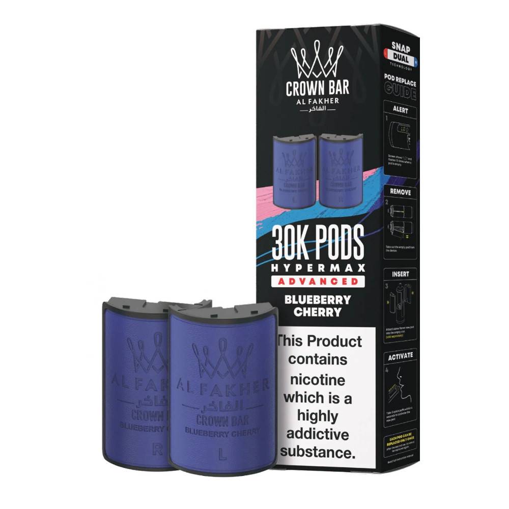 Al Fakher 30k Hypermax Pods Blueberry Cherry