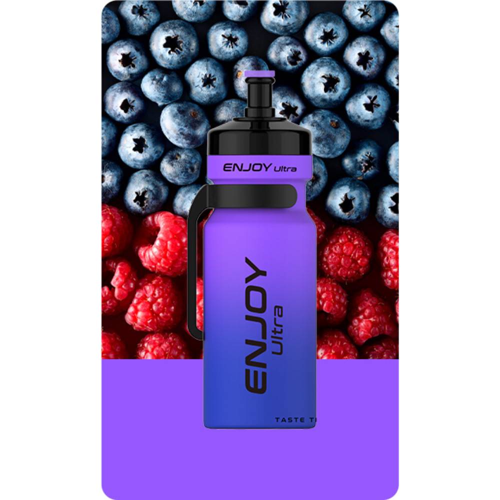 Enjoy Ultra 9000 Prefilled Pod Vape Kit Blueberry Raspberry