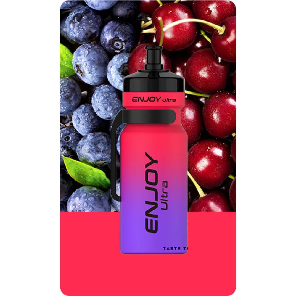 Enjoy Ultra 9000 Prefilled Pod Vape Kit Blueberry Cranberry Cherry