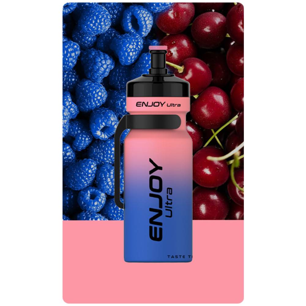 Enjoy Ultra 9000 Prefilled Pod Vape Kit Blue Razz Cherry