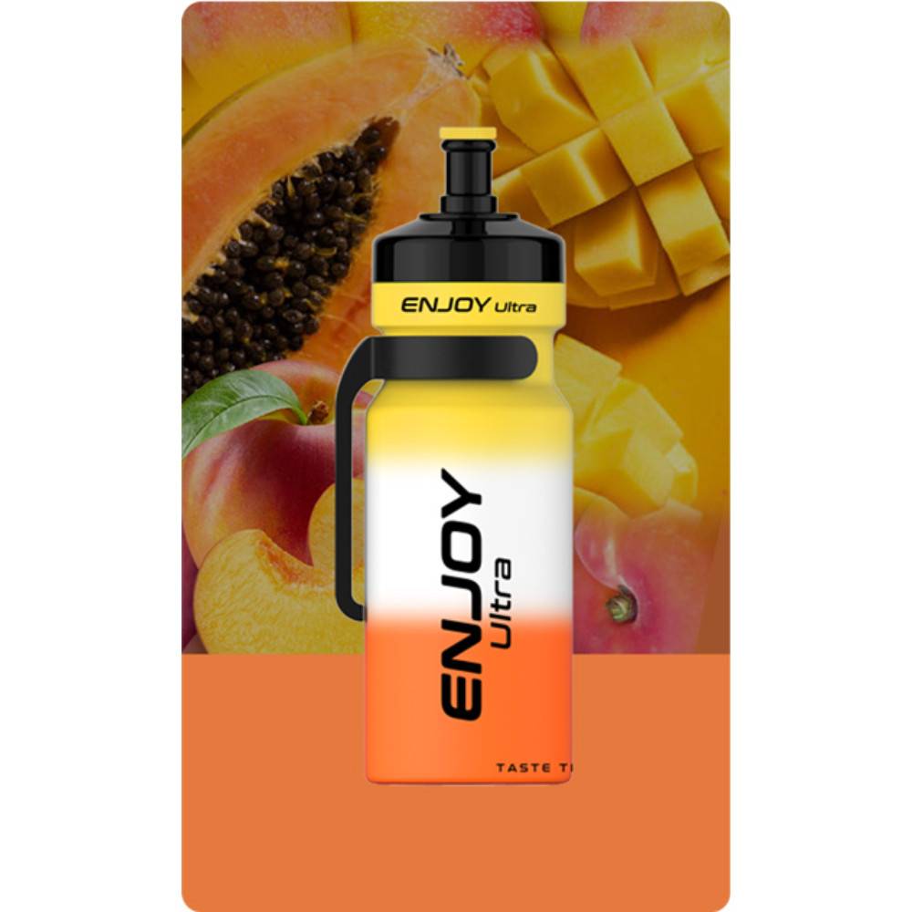 Enjoy Ultra 9000 Prefilled Pod Vape Kit Mango Peach Papaya