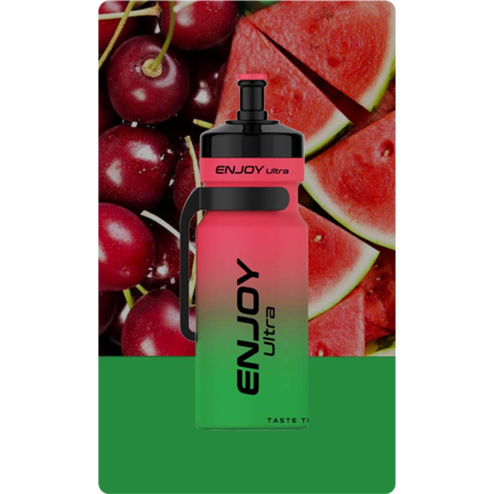 Enjoy Ultra 9000 Prefilled Pod Vape Kit Watermelon Cherry
