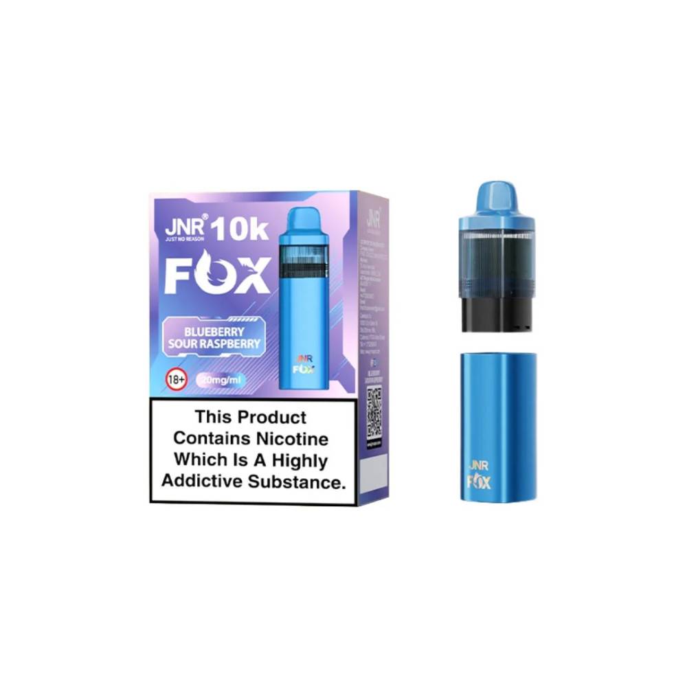 JNR Fox 10k Replacement Pods Blueberry Sour Raspberry