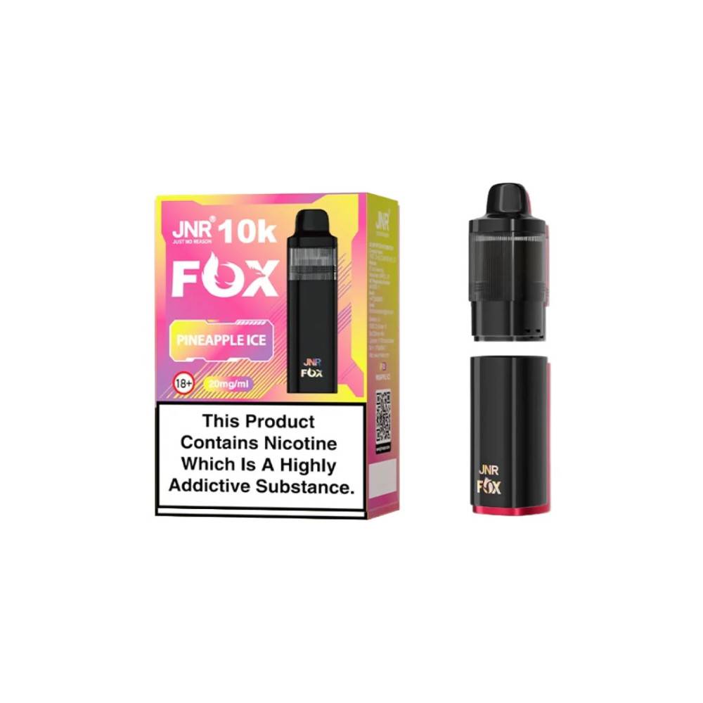 JNR Fox 10k Replacement Pods Juicy Peach