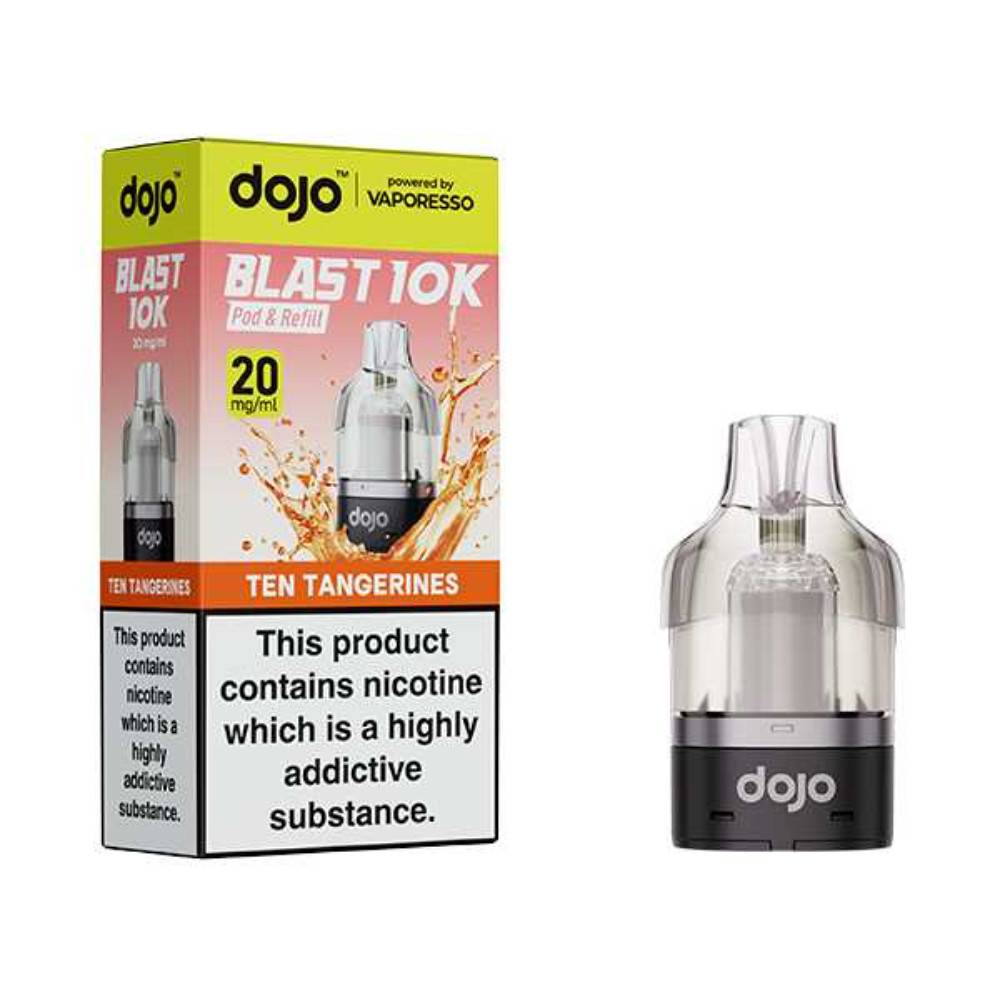 Vaporesso Dojo Blast 10K Pods Ten Tangerines