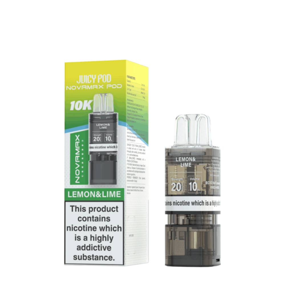 Juicy Pod Novamax 10K Pods Lemon Lime