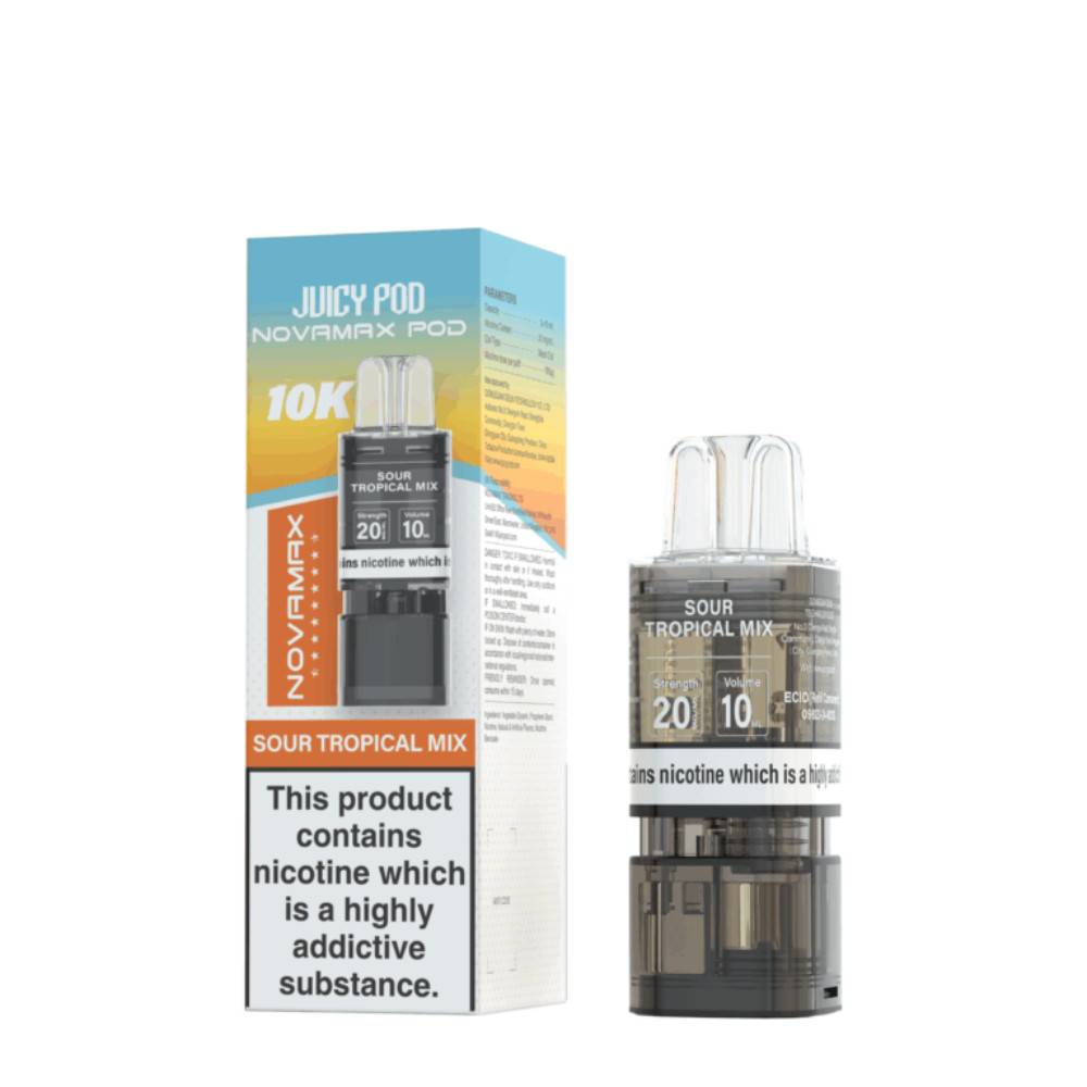 Juicy Pod Novamax 10K Pods Sour Tropical Mix