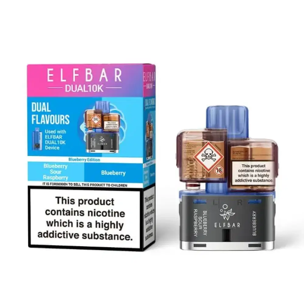 Elf Bar Dual 10k Pods Blueberry Edition