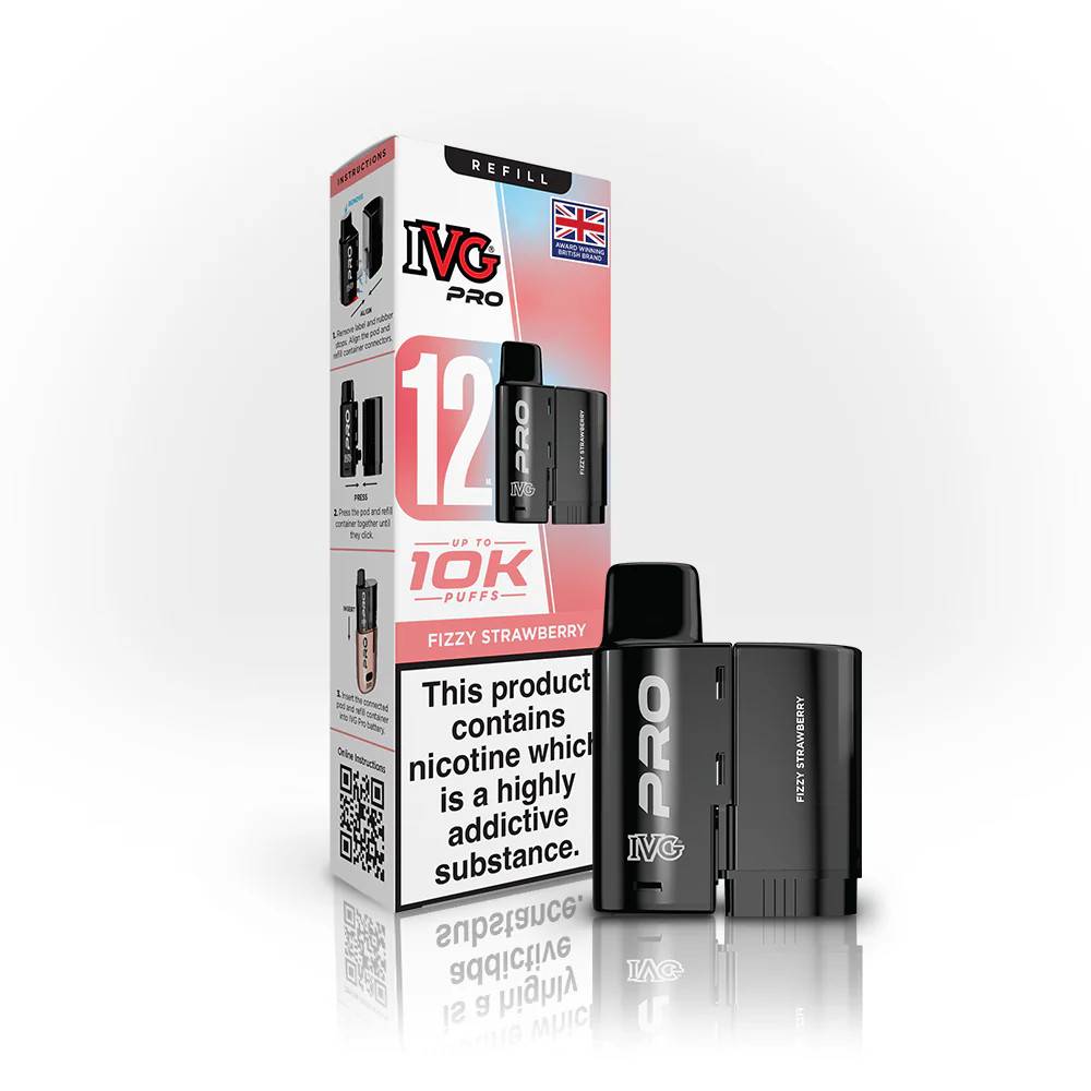 IVG Pro 10K Pods Fizzy Strawberry