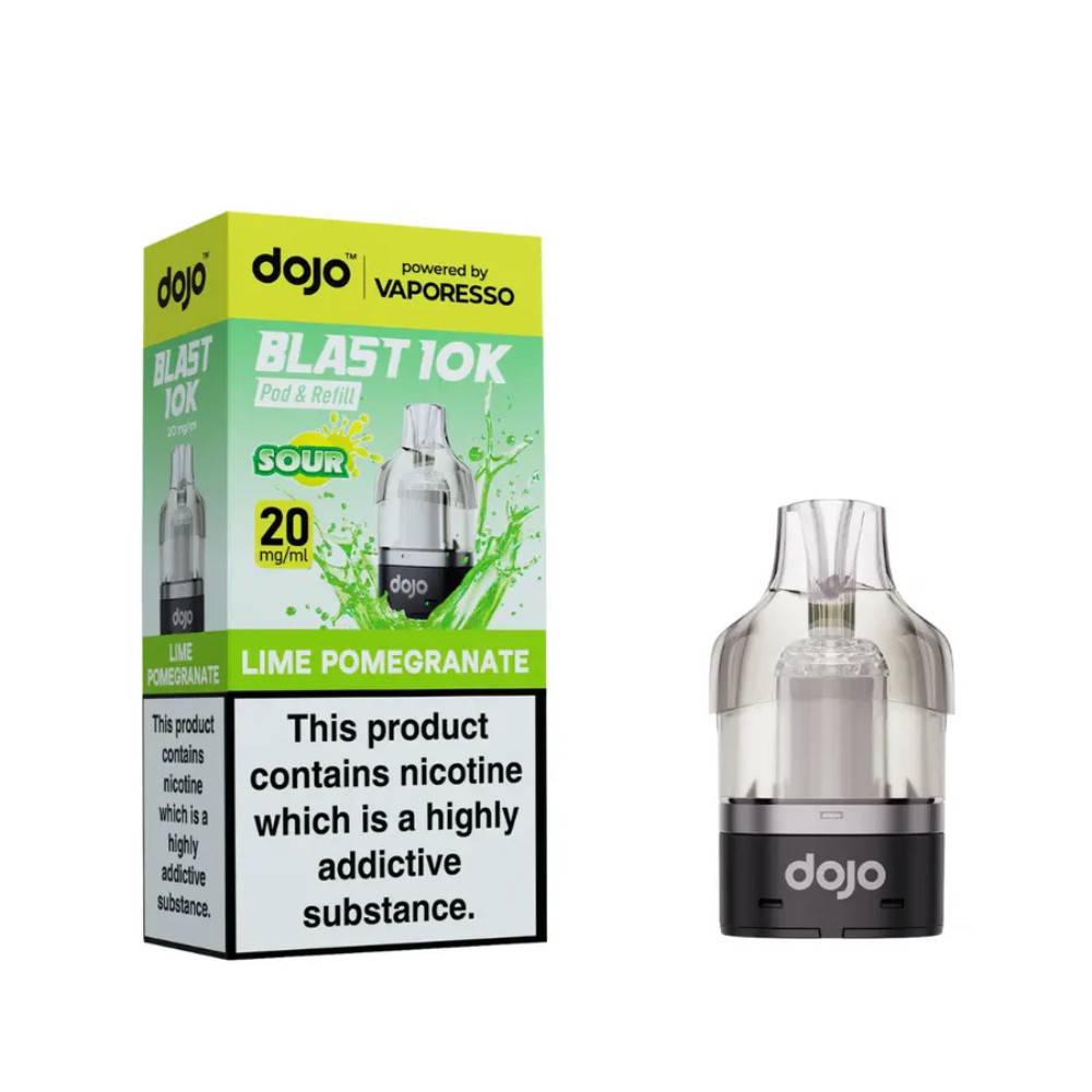 Vaporesso Dojo Blast 10K Pods Lime Pomegranate