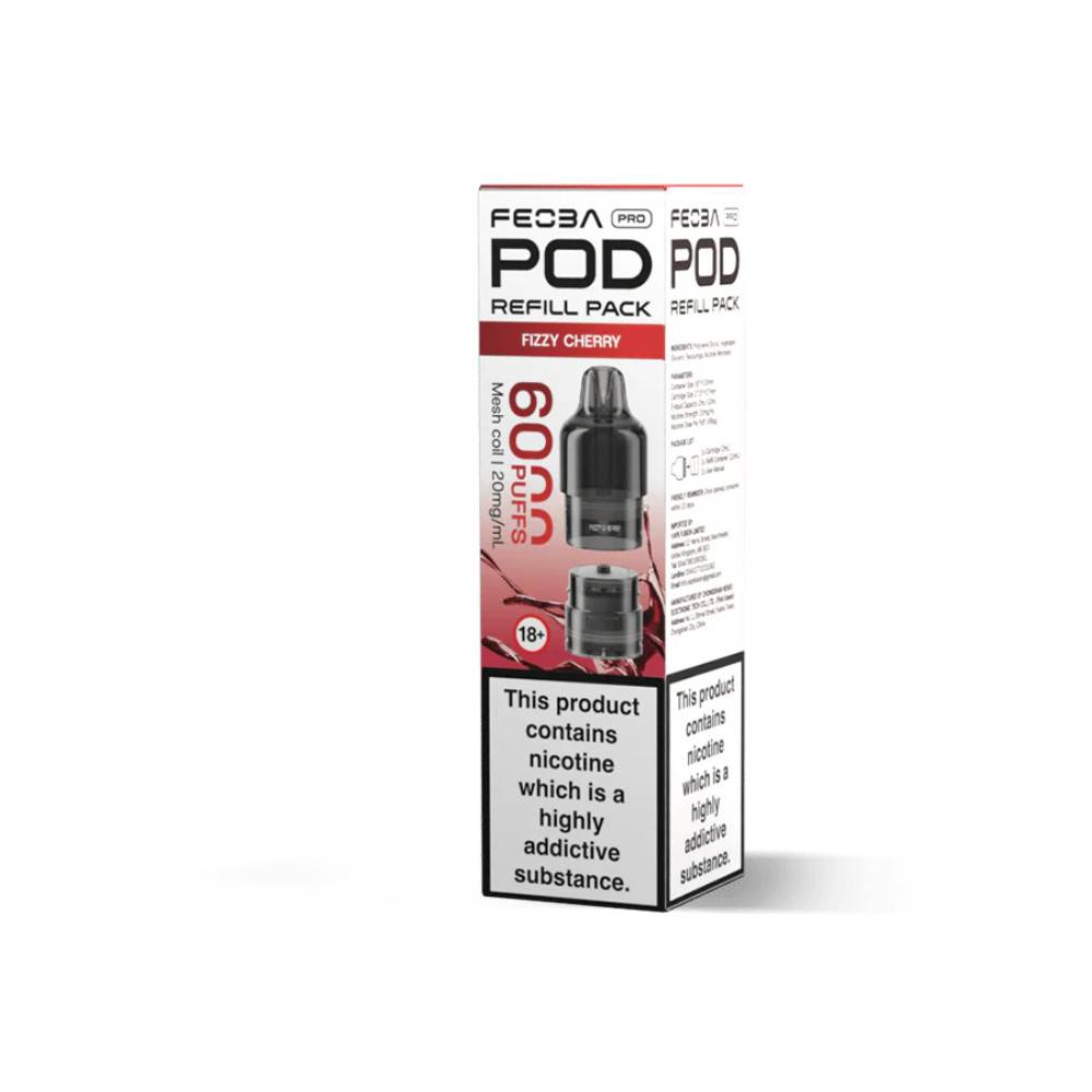 Feoba Pro Plus 6000 Pods Fizzy Cherry