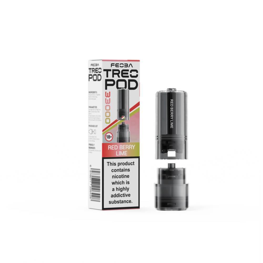 Feoba Treo 33k Pods Red Berry Lime