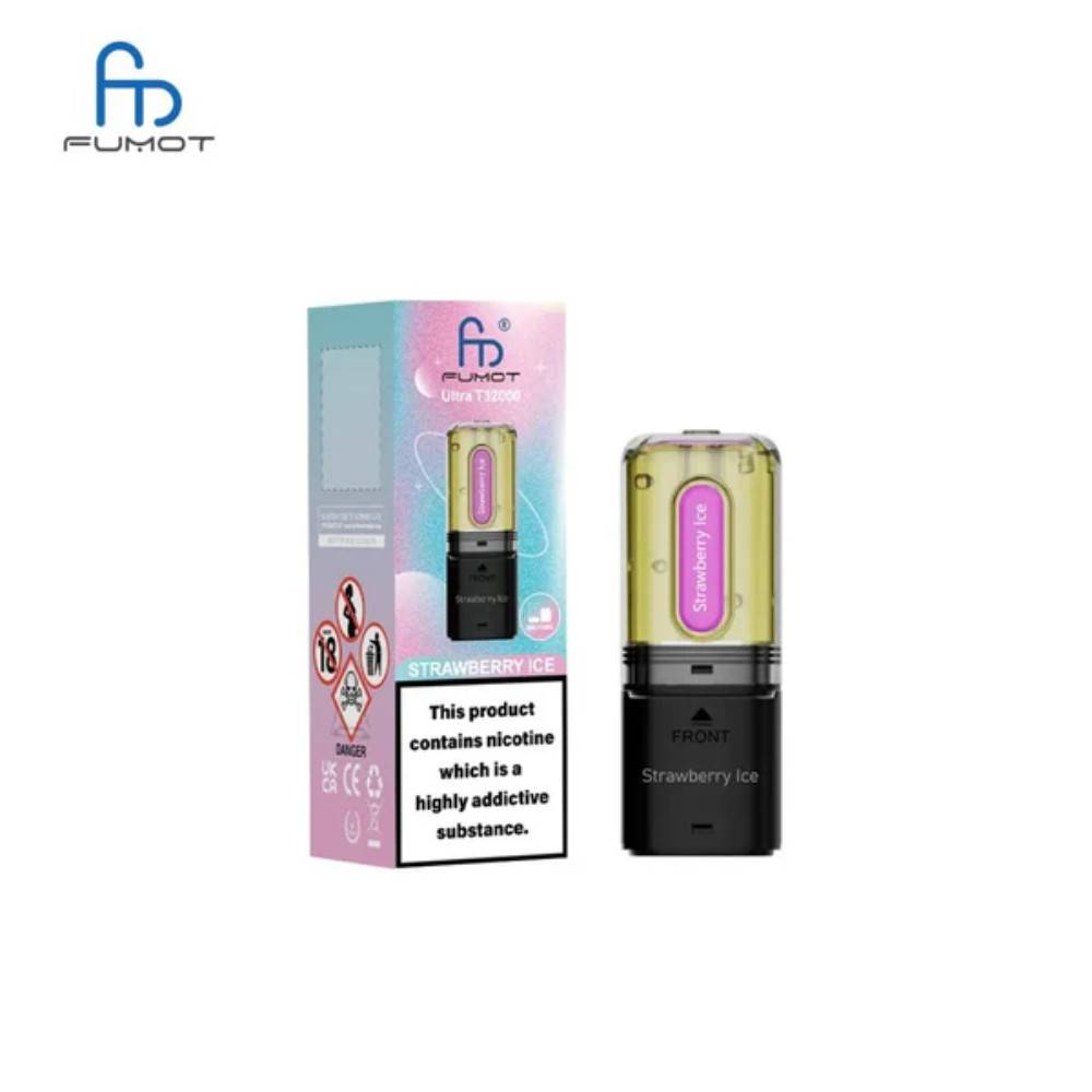 RandM Fumot T32000 Ultra Pods Strawberry Ice