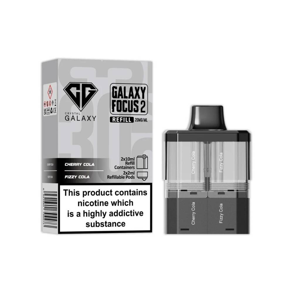 Crystal Galaxy 30k Focus 2 Pods Cherry Cola / Fizzy Cola