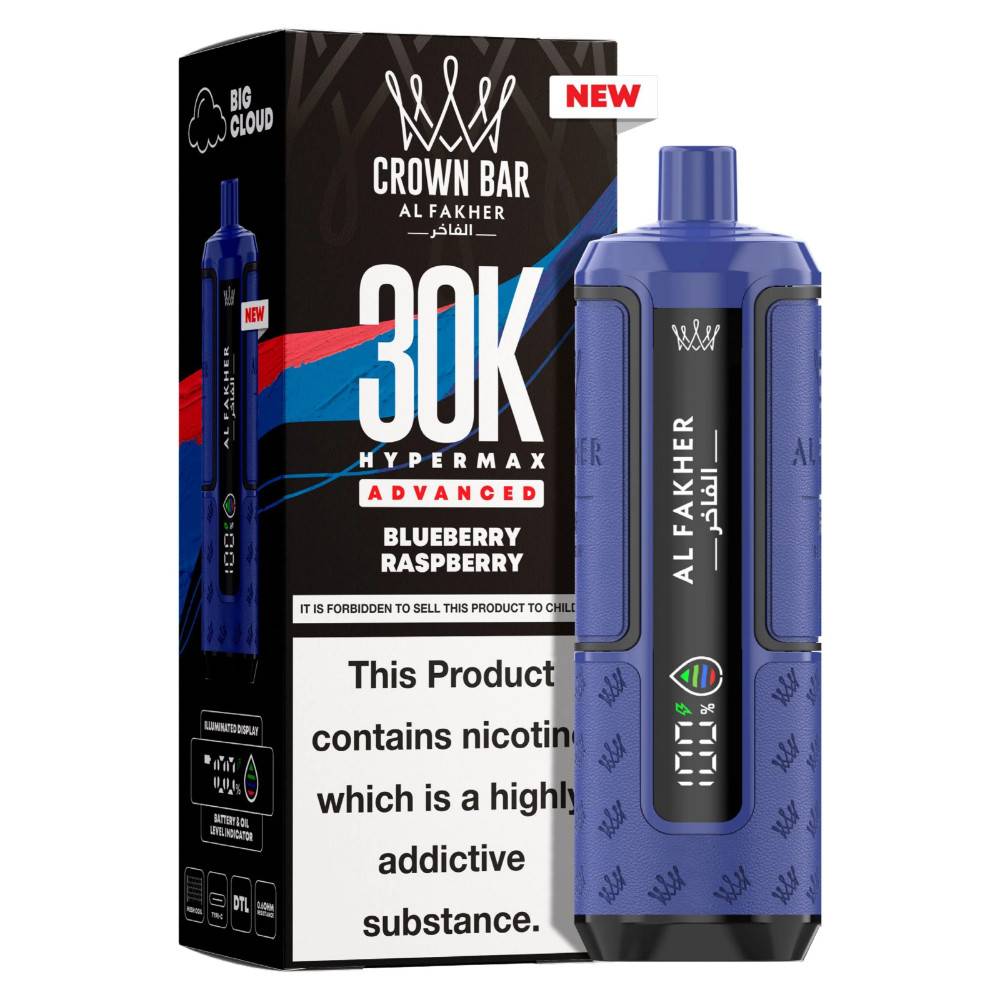 Al Fakher 30k Hypermax Prefilled Vape Kit Blueberry Raspberry