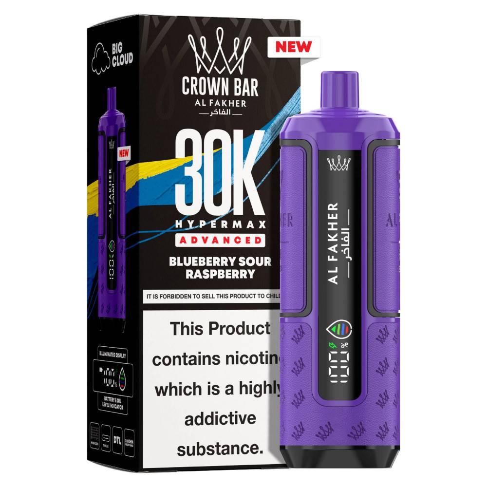Al Fakher 30k Hypermax Prefilled Vape Kit Blueberry Sour Raspberry