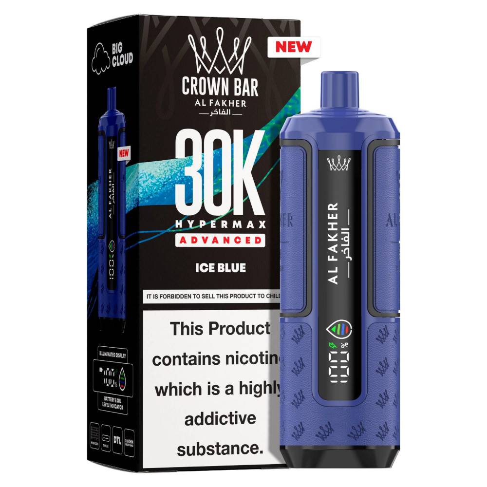 Al Fakher 30k Hypermax Prefilled Vape Kit Ice Blue