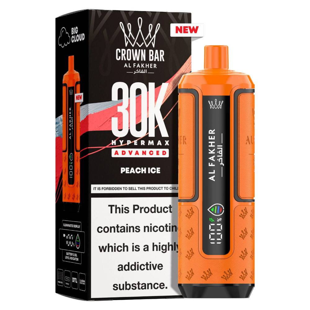 Al Fakher 30k Hypermax Prefilled Vape Kit Peach Ice