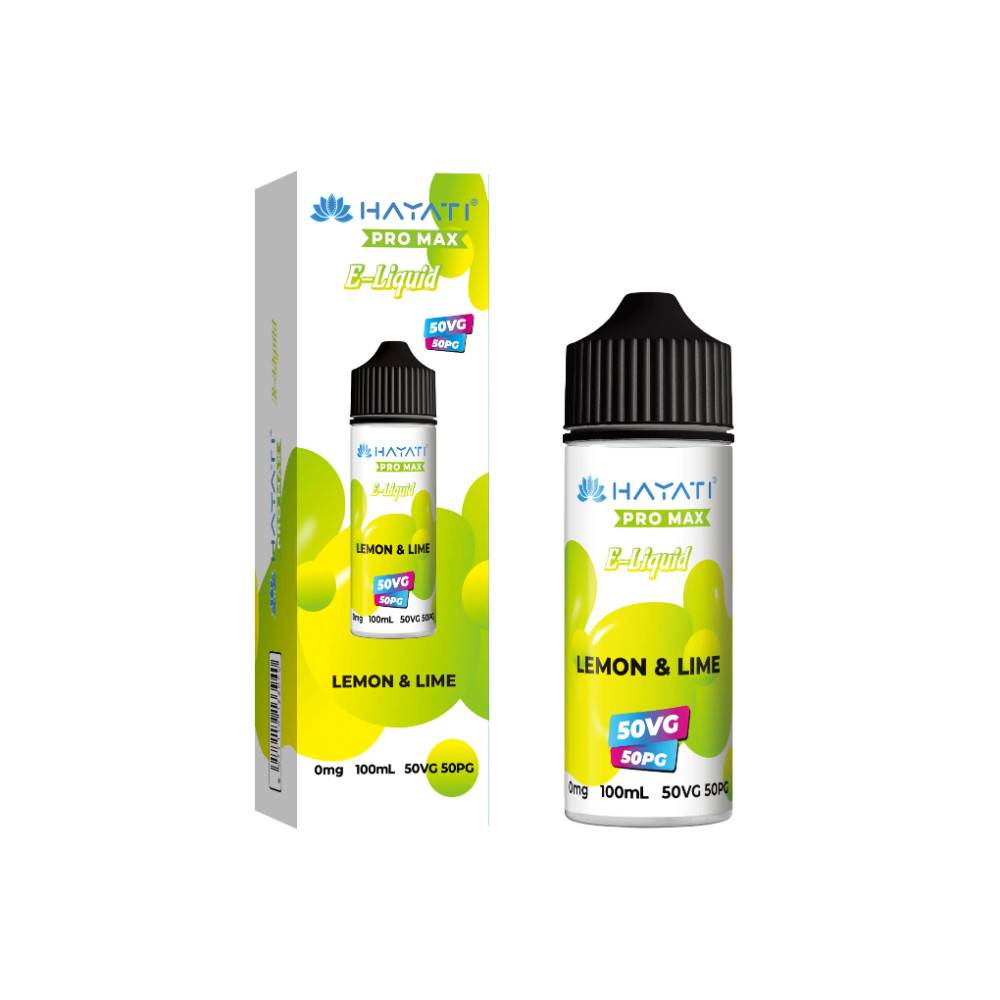 Hayati Pro Max 100ml E-Liquids 50/50 Lemon Lime