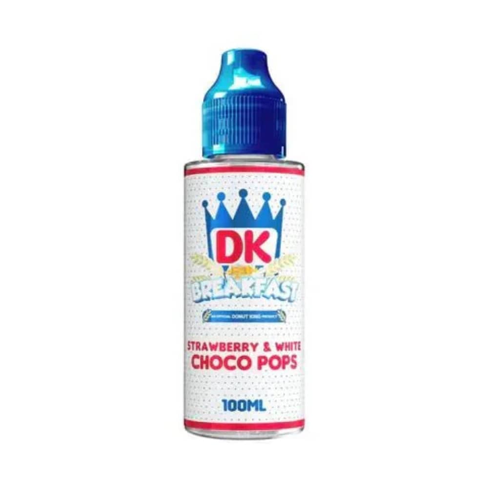 Donut King Breakfast 100ml E-Liquids Strawberry & White Choco Pops