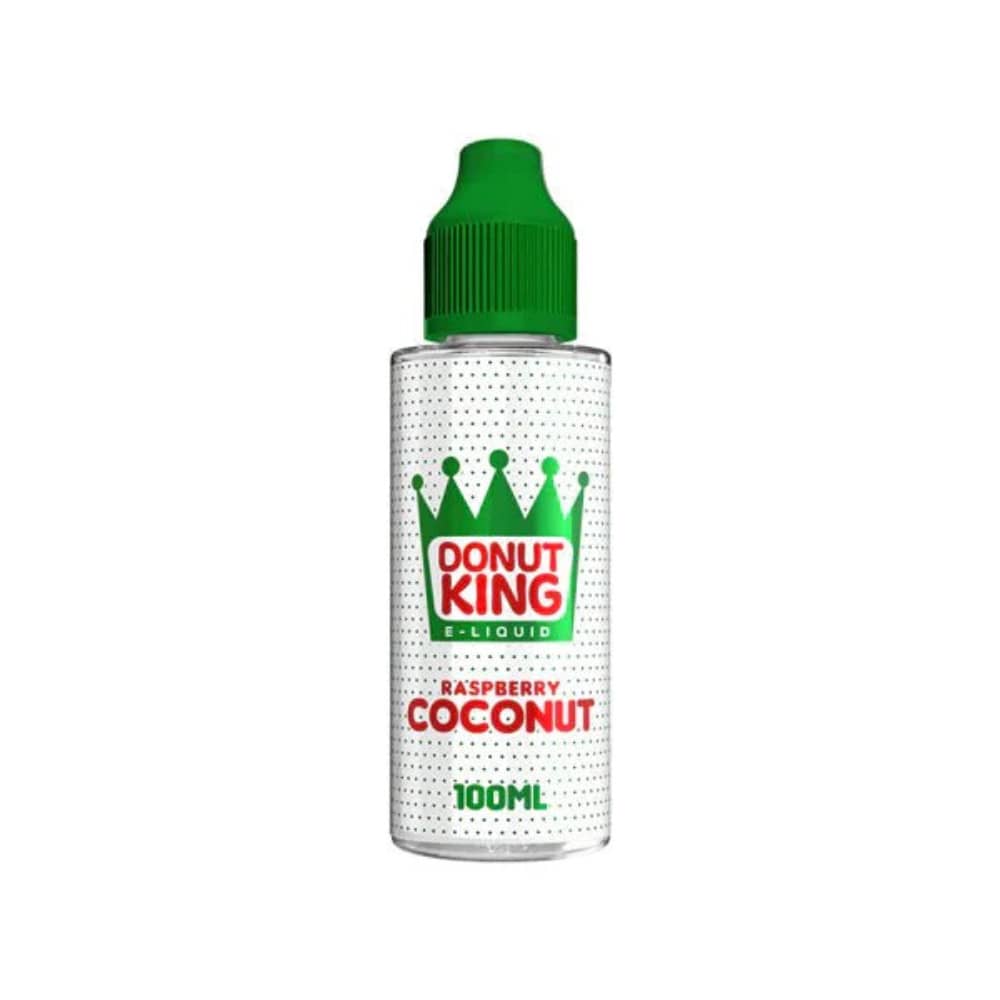 Donut King Original 100ml E-Liquids Raspberry Coconut Donut