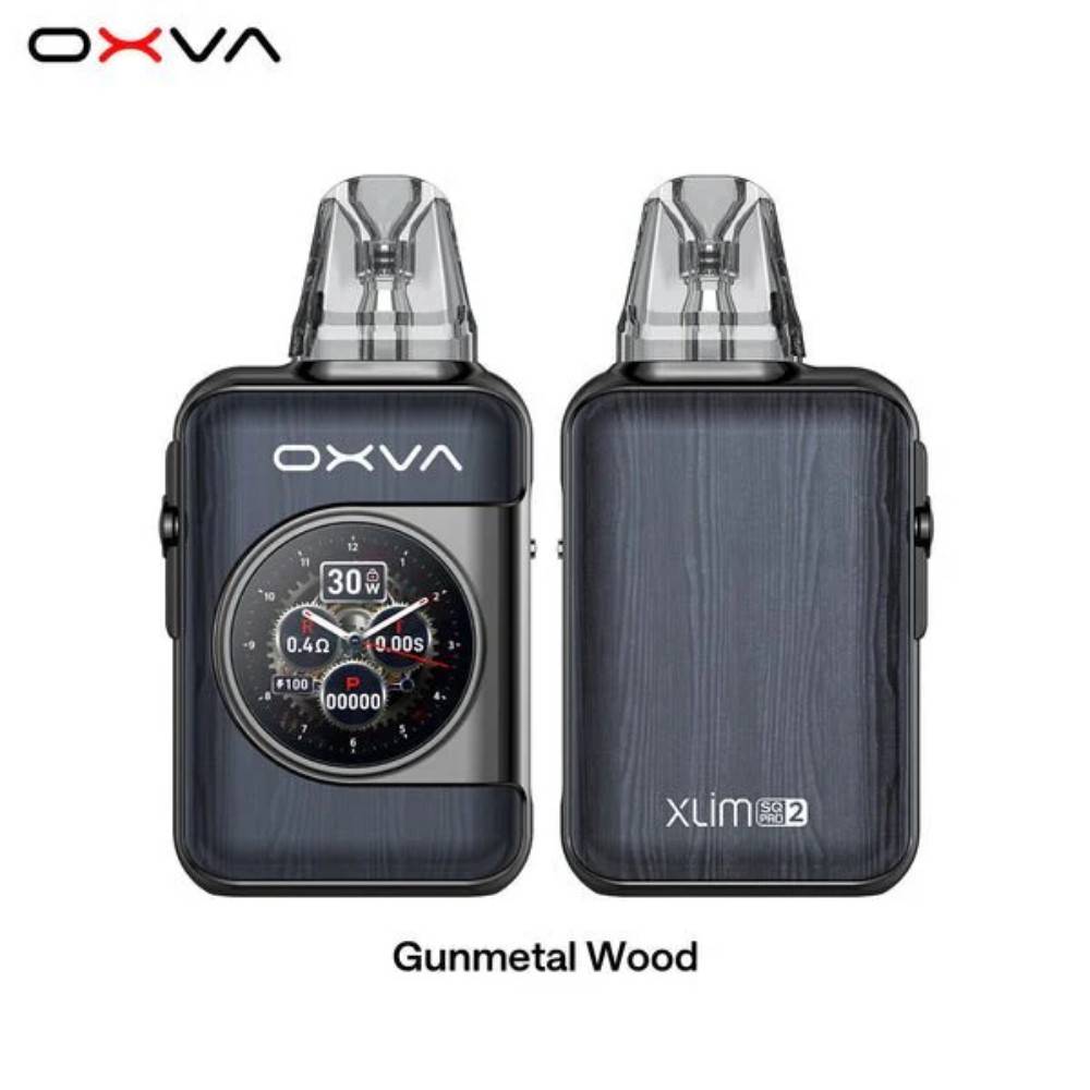 Oxva Xlim SQ Pro 2 Vape Pod Kit Gunmetal Wood