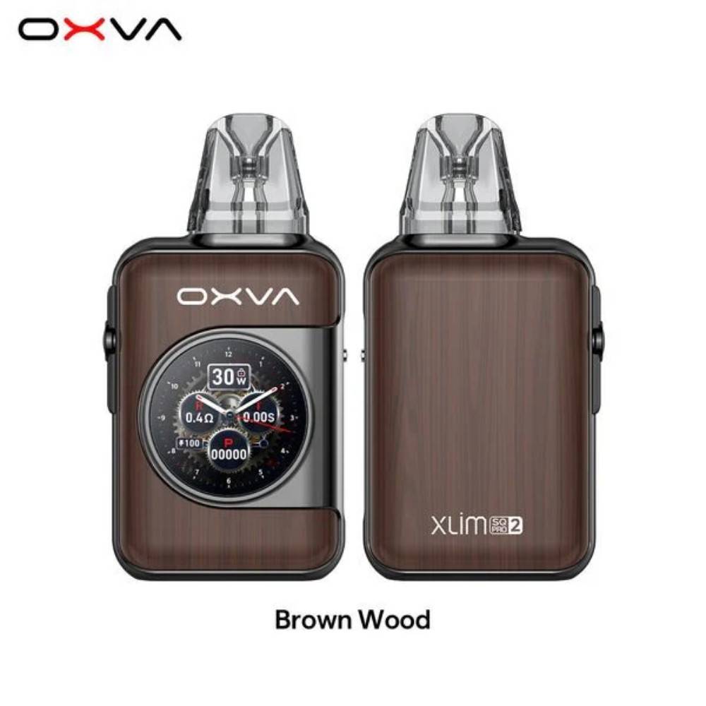 Oxva Xlim SQ Pro 2 Vape Pod Kit Brown Wood
