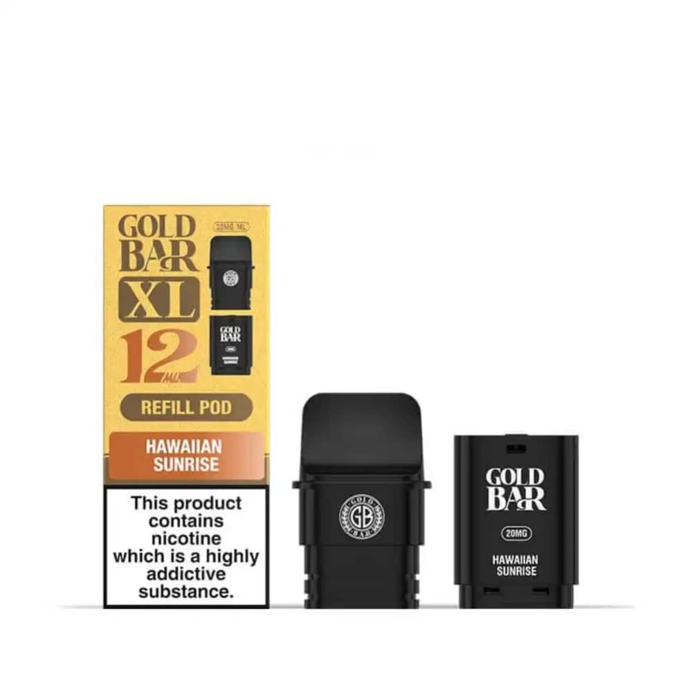 Gold Bar XL 10k Refill Pods Hawaiian Sunrise