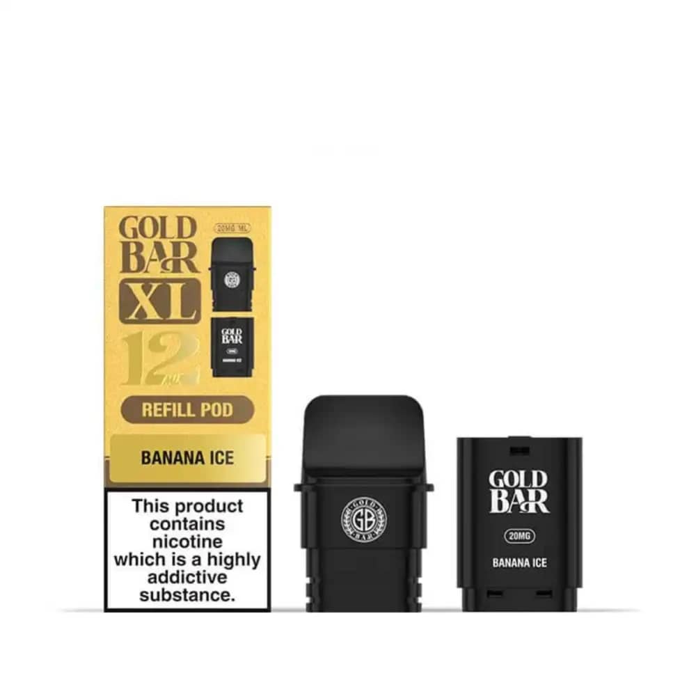 Gold Bar XL 10k Refill Pods Banana Ice