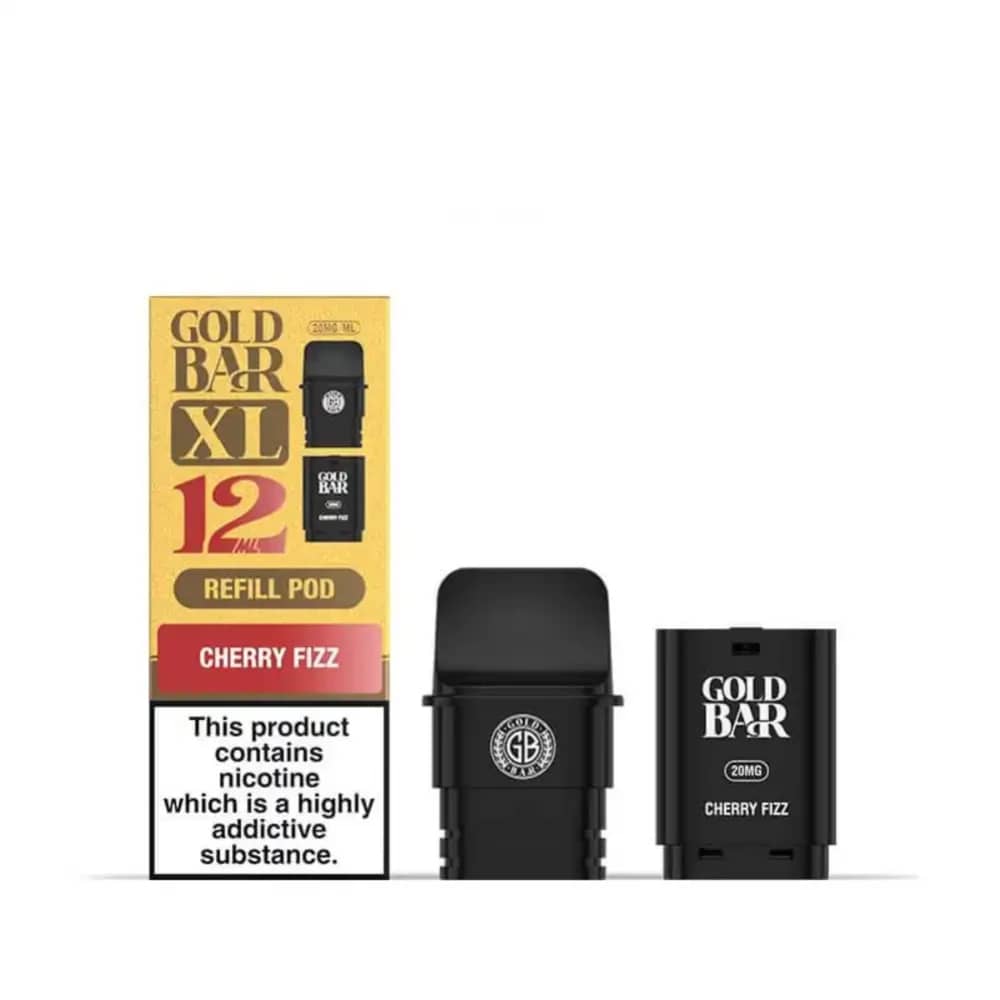 Gold Bar XL 10k Refill Pods Cherry Fizz