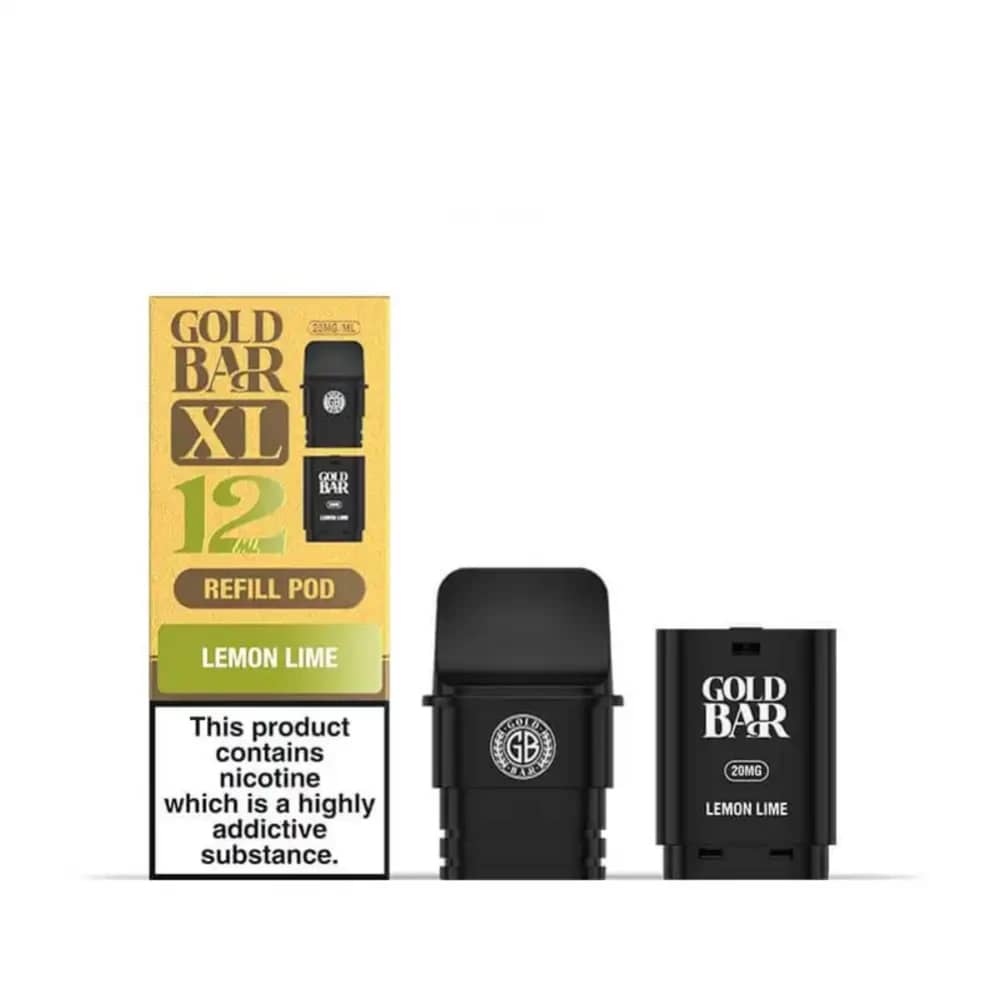 Gold Bar XL 10k Refill Pods Lemon Lime