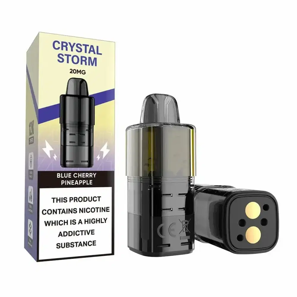 Crystal Strom Bar 12k Refill Pods Blue Cherry Pineapple