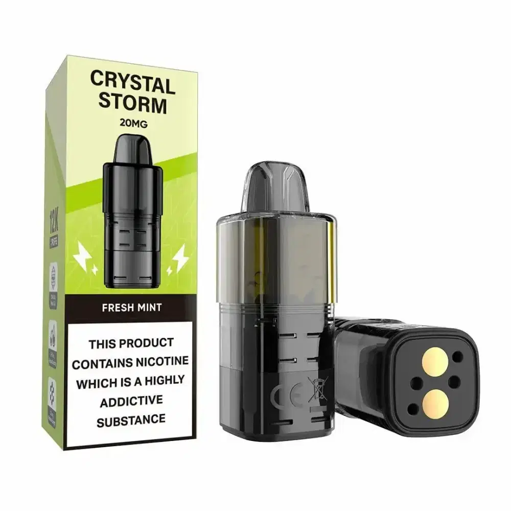 Crystal Strom Bar 12k Refill Pods Fresh Mint